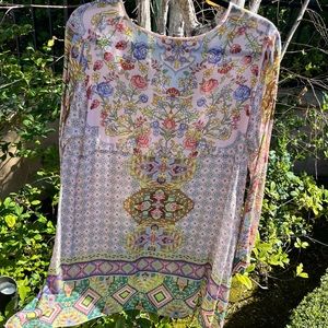 Jonny Was! Blush Long Sleeve Blouse